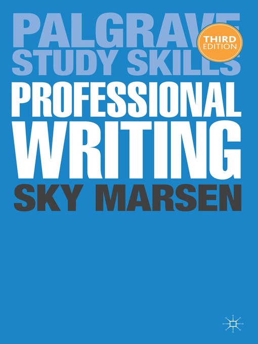 Cover image for Professional Writing